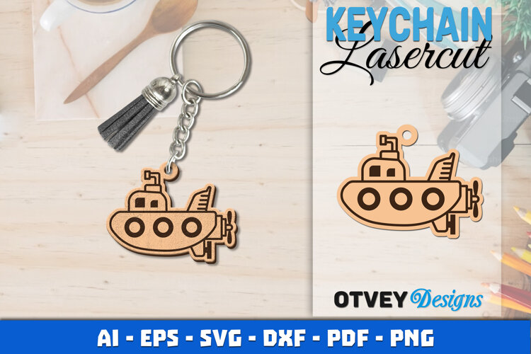 Keychain Transport Lasercut example image 1
