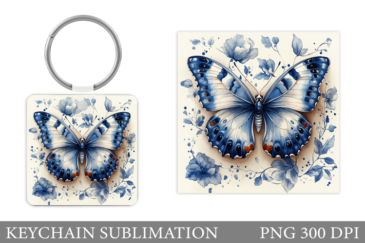 Butterfly Keychain Sublimation. Butterfly Sublimation