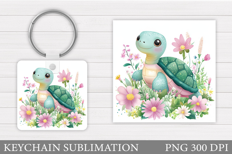 Cute Turtle Clipart Image 15
