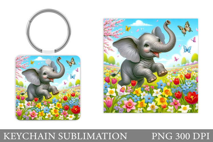 Cute Elephant Clipart Image 22