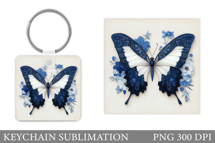Butterfly Keychain Sublimation. Butterfly Sublimation