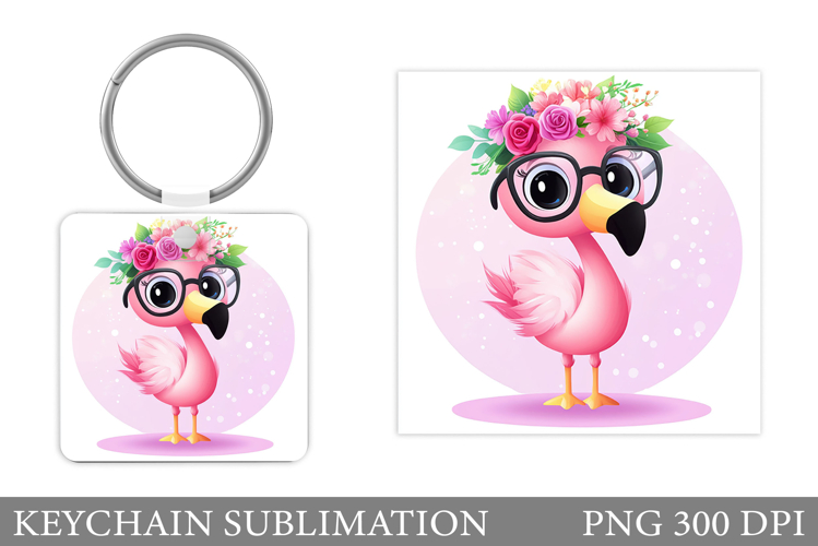 Cute Flamingo Clipart Image 2