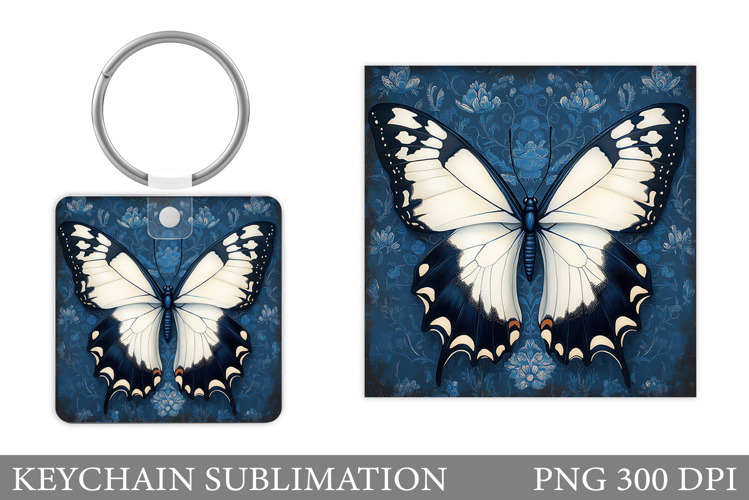 Butterfly Keychain Sublimation. Butterfly Sublimation