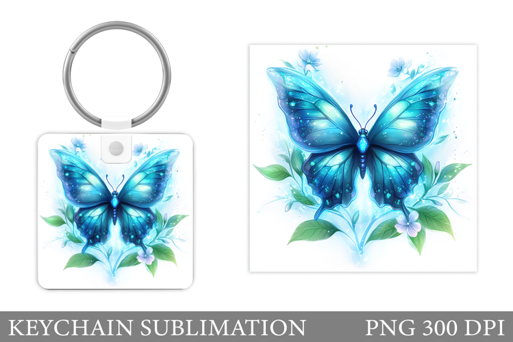 Butterfly Keychain Sublimation. Butterfly Sublimation