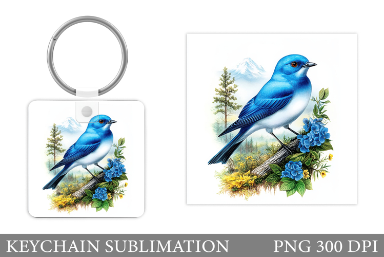 Bird Keychain Design. Bird Sublimation