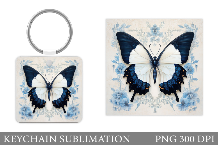 Butterfly Keychain Sublimation. Butterfly Sublimation