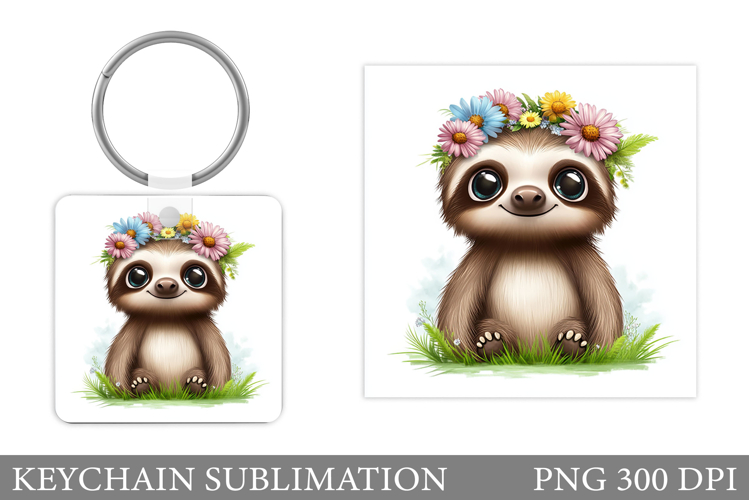 Cute Sloth Clipart Image 20