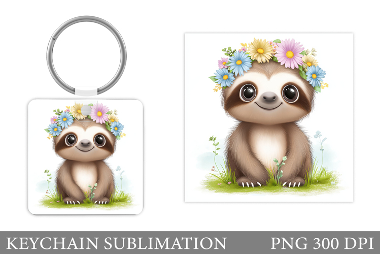 Cute Sloth Clipart Image 17