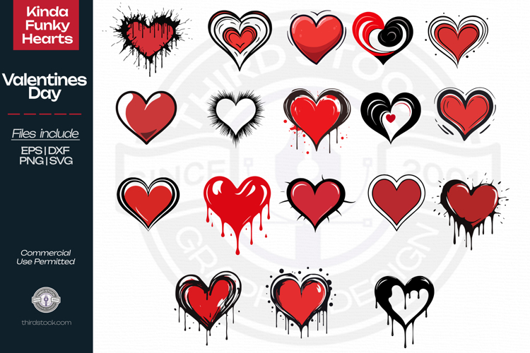 Stylized Heart SVGs