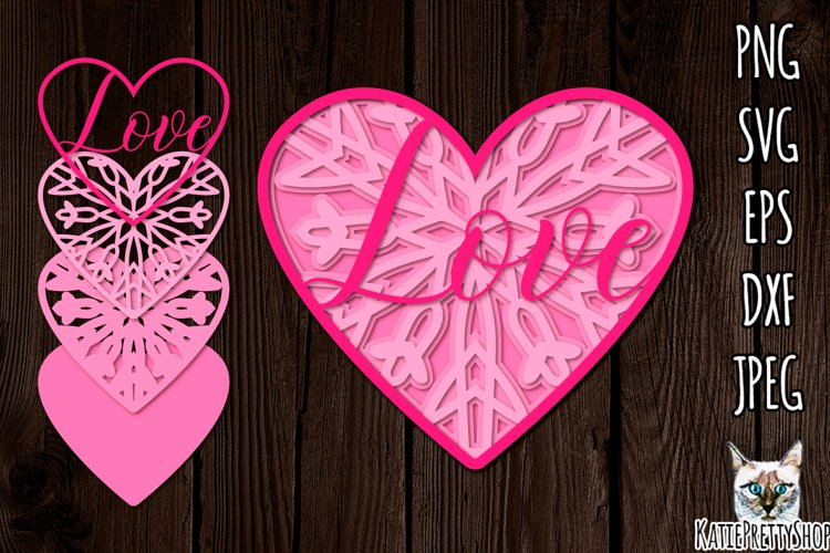3d Heart Svg Image 5