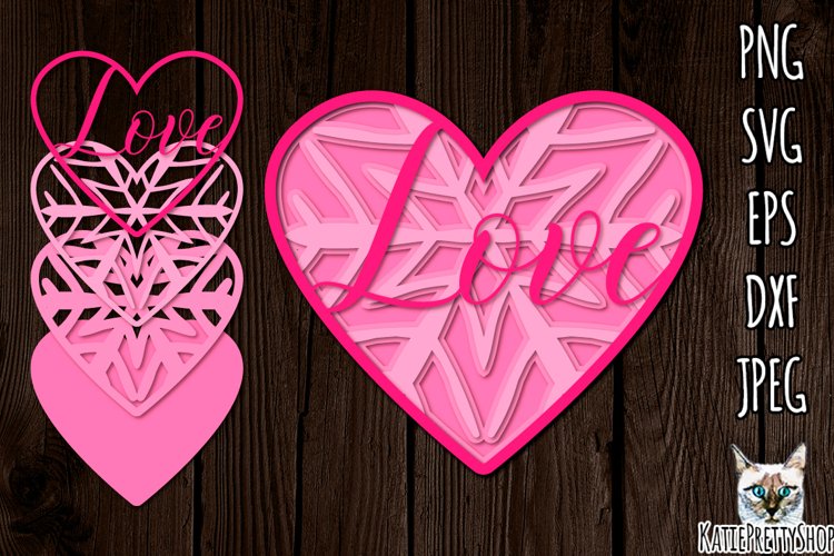 3d Heart Svg Image 4
