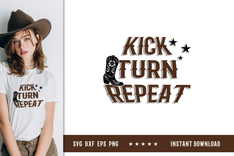 Line Dance SVG | Country Western file