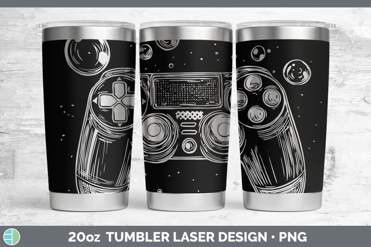 Kids 02 Game Controller Laser 20oz Tumbler Sublimation Tumbl