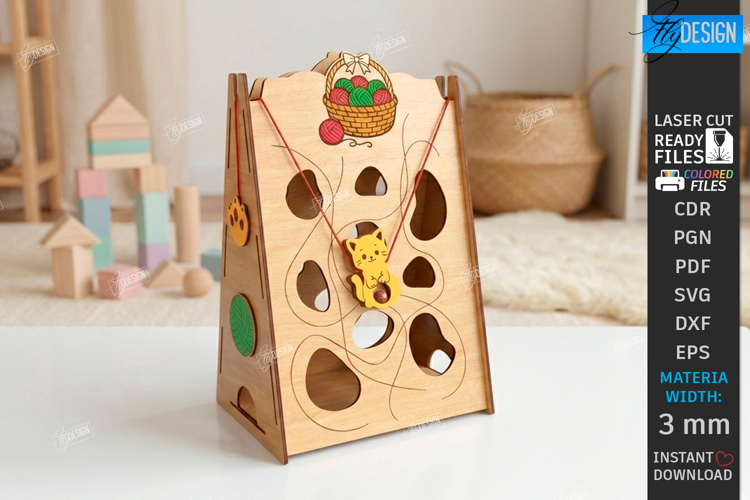 Kids Wooden Balance Toy Laser Cut | Kids Laser | Board Games