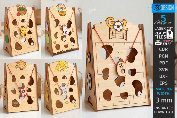 Kids Balance Toy Laser Cut Bundle | Kids Laser | Board Games