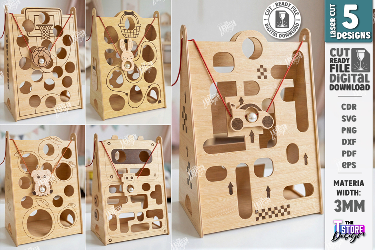 Kids Balance Toys Laser Cut Bundle | Interactive Games SVG