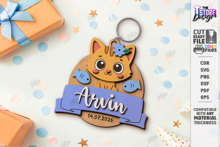 Kids Birthday Souvenir Laser Cut|Cute Animals|Kids Name Tags