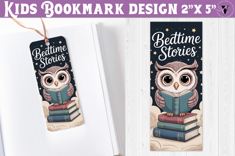 Kids bookmark printable | Cute owl reading quote bookmark