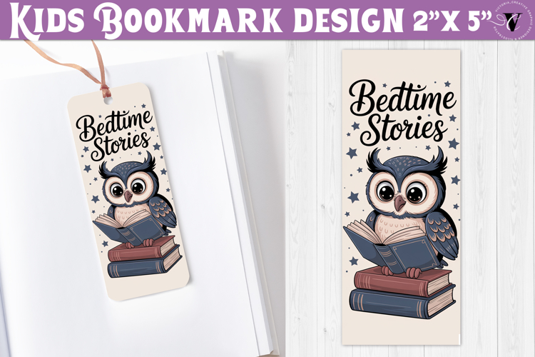 Kids bookmark printable | Cute owl reading quote bookmark