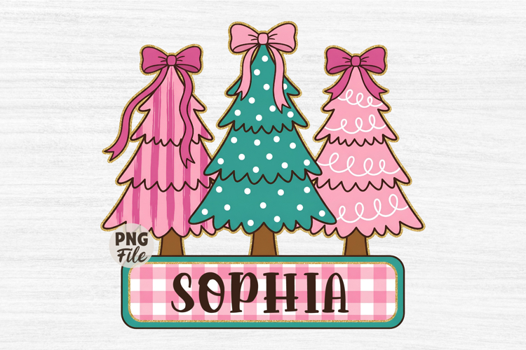 Kids Christmas Name Png, Christmas Monogram Png
