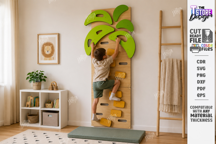 Kids Climbing Wall Panel Laser Cut | Wall Board | Nursery