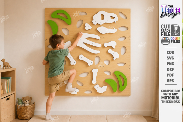Kids Climbing Wall Panel Laser Cut | Wall Board | Nursery