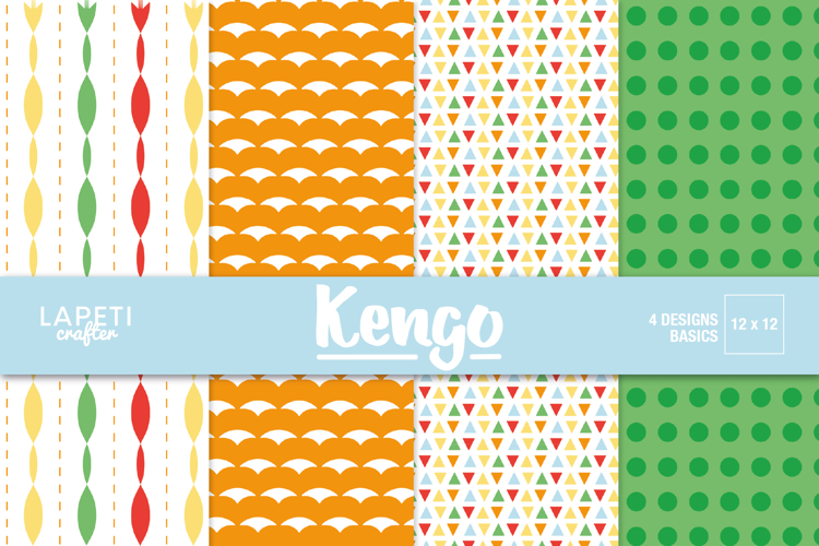 Kids Digital Paper for Party Printables