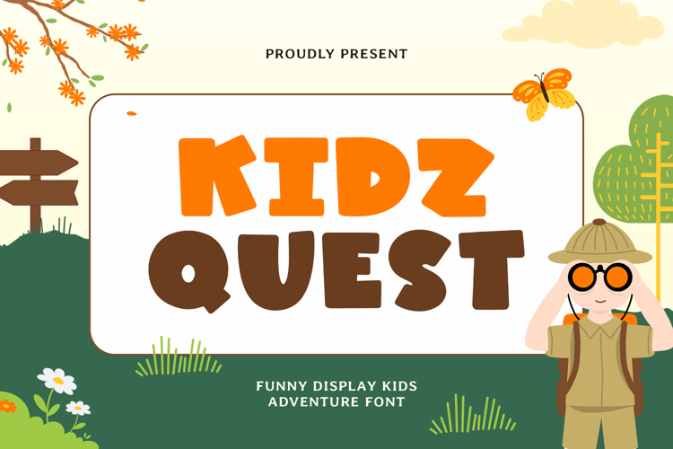 Kidz Quest - Kids Font