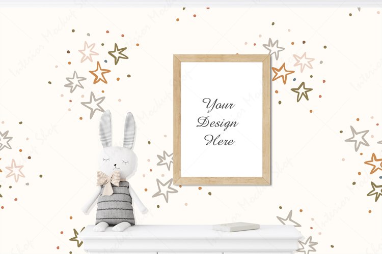 Frame mockup kids, Interior mockup for art