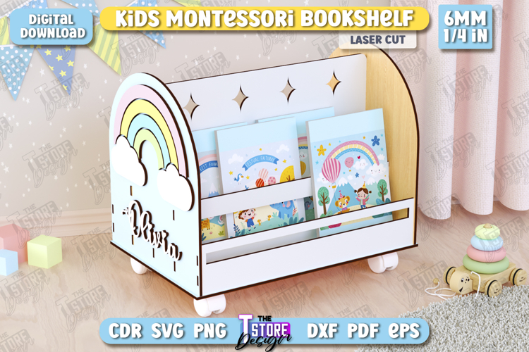 Bookshelf Clipart Image 14