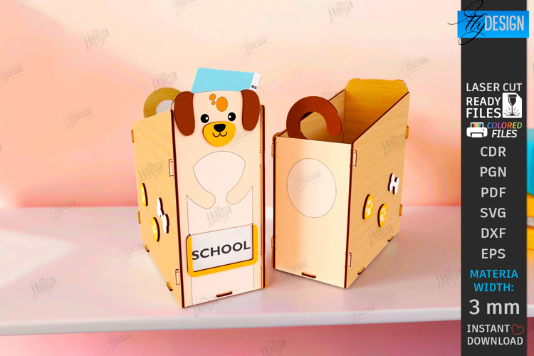 Laser Cut Book Box  Image 2