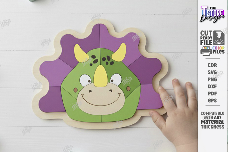 Kids Animal Puzzle Laser Cut | Montessori Educational Toys