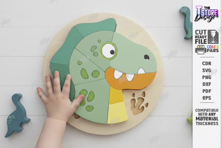 Kids Animal Puzzle Laser Cut | Montessori Educational Toys