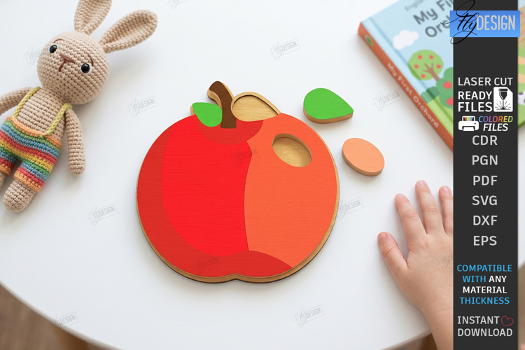 Kids Puzzle Game Laser Cut | Kids Laser | Montessori Toys