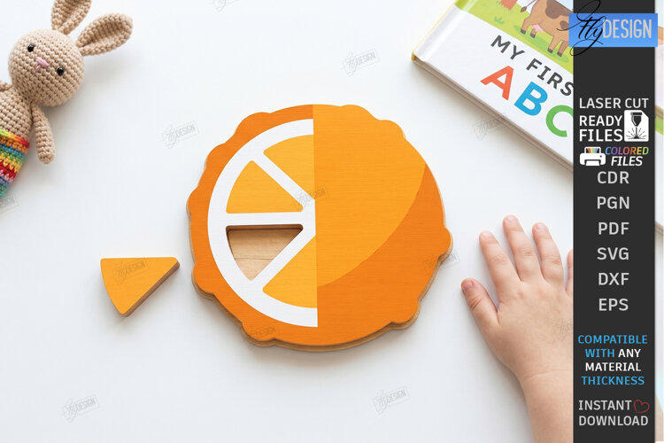 Kids Puzzle Game Laser Cut | Kids Laser | Montessori Toys example image 1