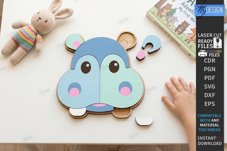 Kids Puzzle Game Laser Cut | Kids Laser | Montessori Toys