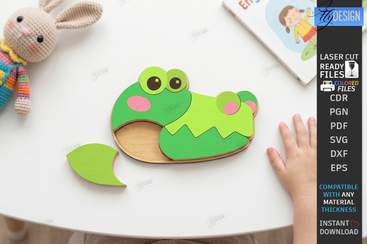 Kids Puzzle Game Laser Cut | Kids Laser | Montessori Toys