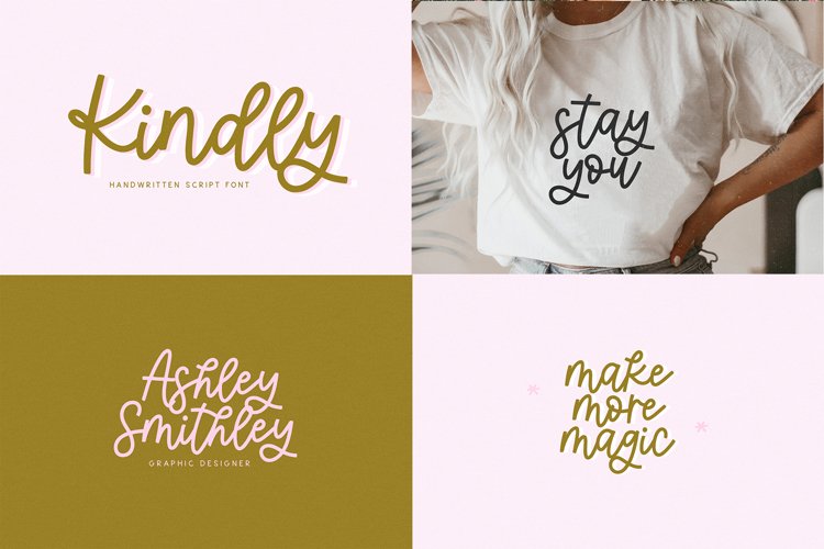 Cute Handwritten Font Bundle - 15 fonts for crafters!