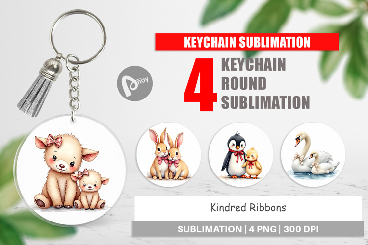 Kindred Ribbons Keychain