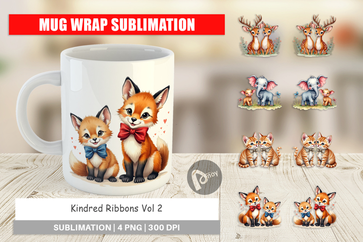 Kindred Ribbons Mug Wrap