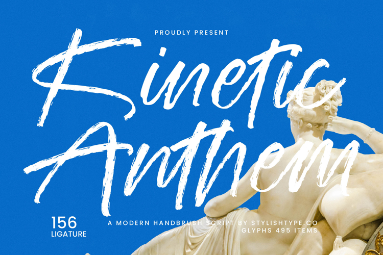 Kinetic Anthem - Modern Handbrush Script