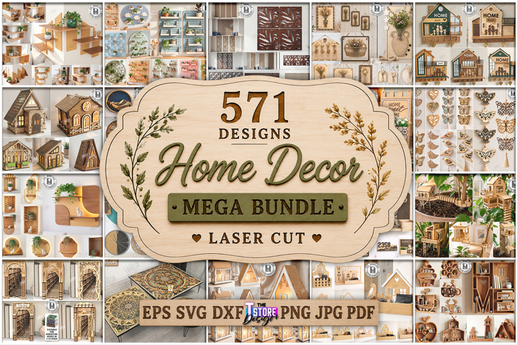 Home Decor Mega Bundle Laser Cut | Wall Decor | House Decor
