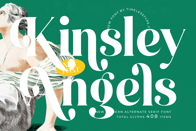 Kinsley Angels - New Modern Alternate Serif Font