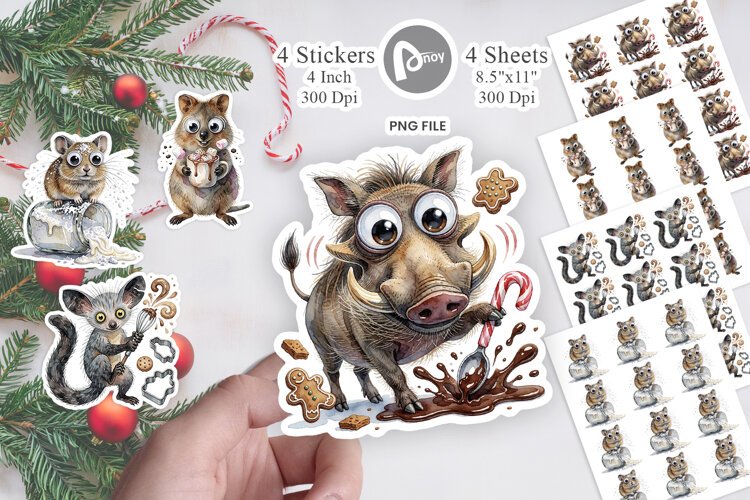Kitchen Catastrophes & Cocoa Mess Sticker example image 1