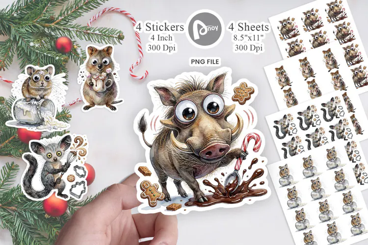 Kitchen Catastrophes & Cocoa Mess Sticker