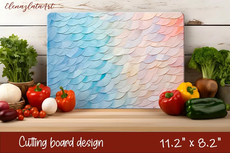 Abstract cutting board design, fantastic background
