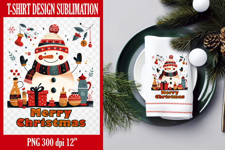 Merry Christmas Kitchen PNG| Kitchen Dish Towel Sublimation