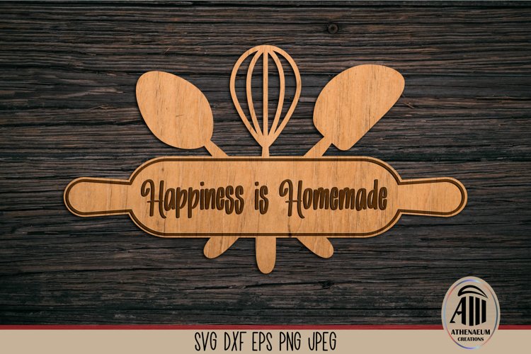 Kitchen Signs laser Cut|Kitchen Quotes|Happiness is Homemade