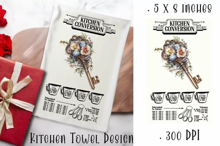Happy Easter Kitchen Towel Sublimation Design