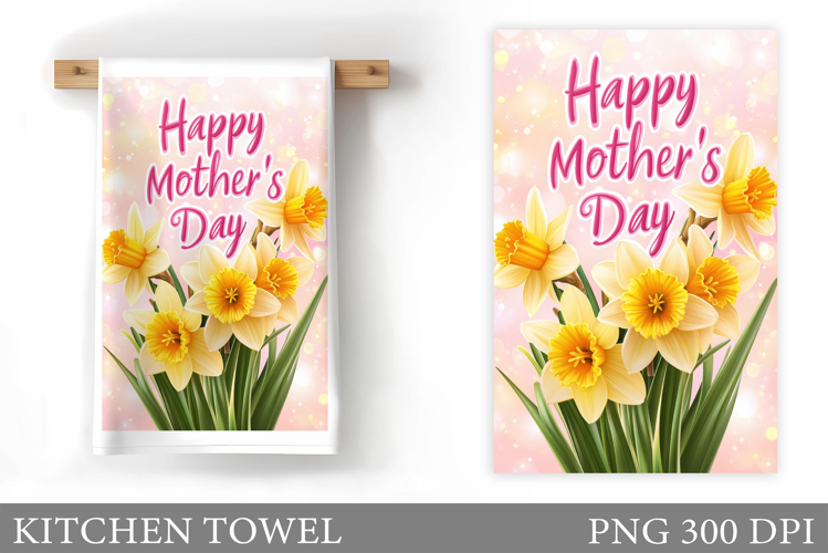 Mother's Day Kitchen Towel. Mother's Day Sublimation